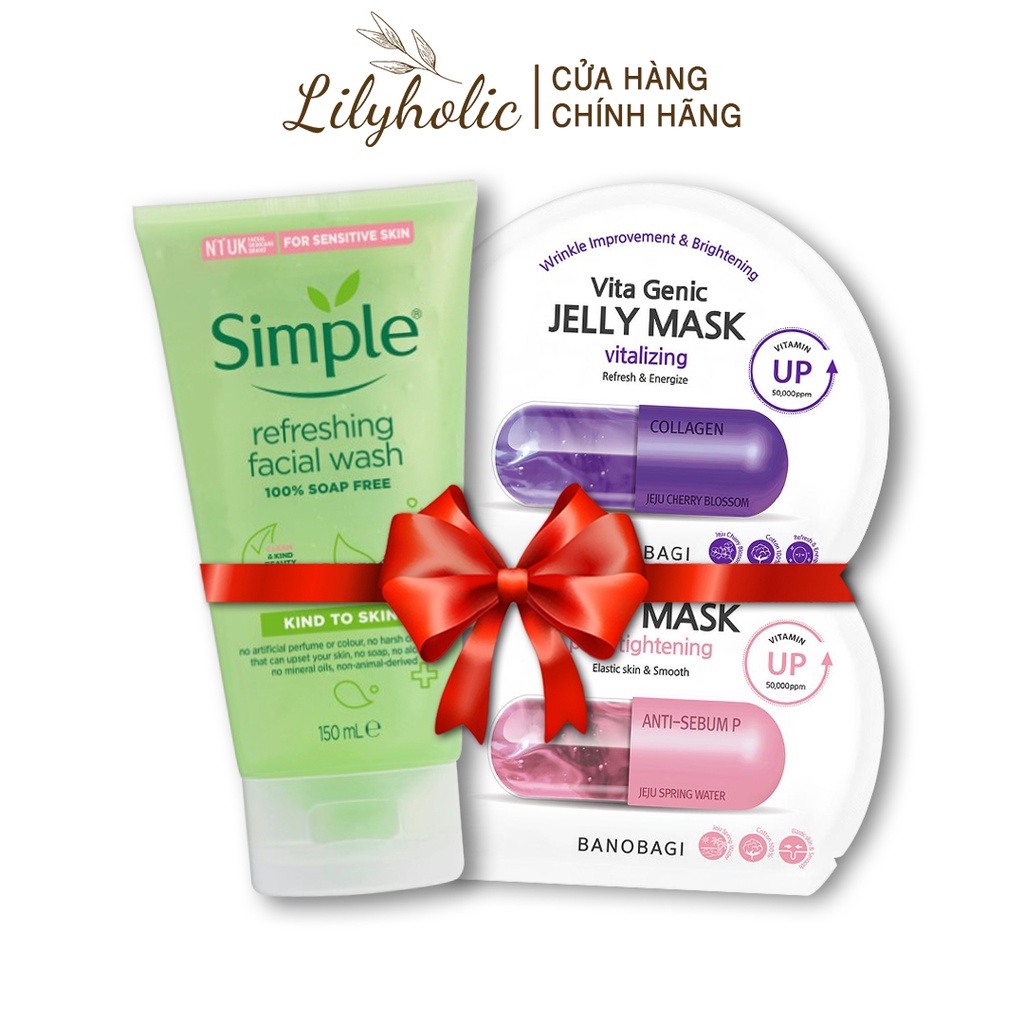 Sữa Rửa Mặt Simple Gel Kind To Skin Refreshing Facial Wash Gel 150ml | BigBuy360 - bigbuy360.vn