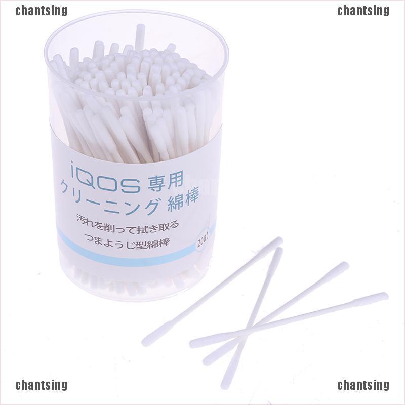 Chantsing✿✿✿ 200pcs/box Cleaning cotton swab Double Head Cleaning Stick For IQOS 2.4 plus