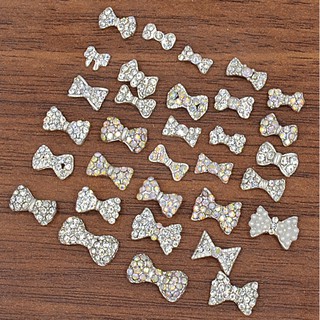 Charm đá , charm trang trí nail hình nơ