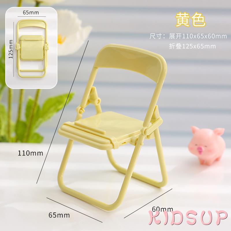 Giá Đỡ Điện Thoại / Ghế Ngồi Để Bàn Màu Trơn Gấp Gọn Được 1Mobile Dành Cho Trẻ Em