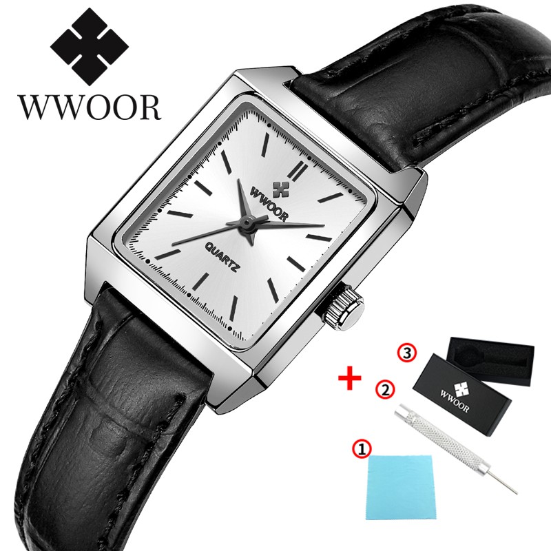 WWOOR Đồng hồ chống thấm nước phong cách thể thao thời trang cho nữ-8850