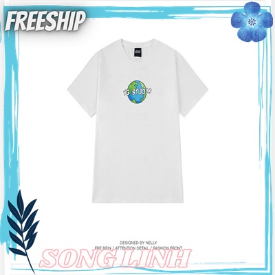 Áo thun cộc tay Nelly -Heybig mẫu SAVE THE EARTH