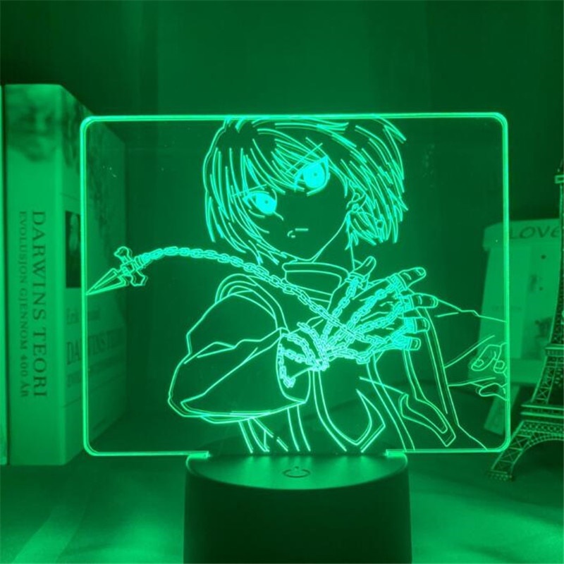 Đèn Ngủ Cảm Ứng Ánh Sáng Ban Đêm hunter x hunter gon killua kurapika hisoka Thay Đổi Màu Sắc Quà Tặng Mát Mẻ + t * f