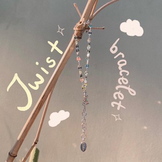 Lắc tay xoắn bạc 925 - twist bracelet