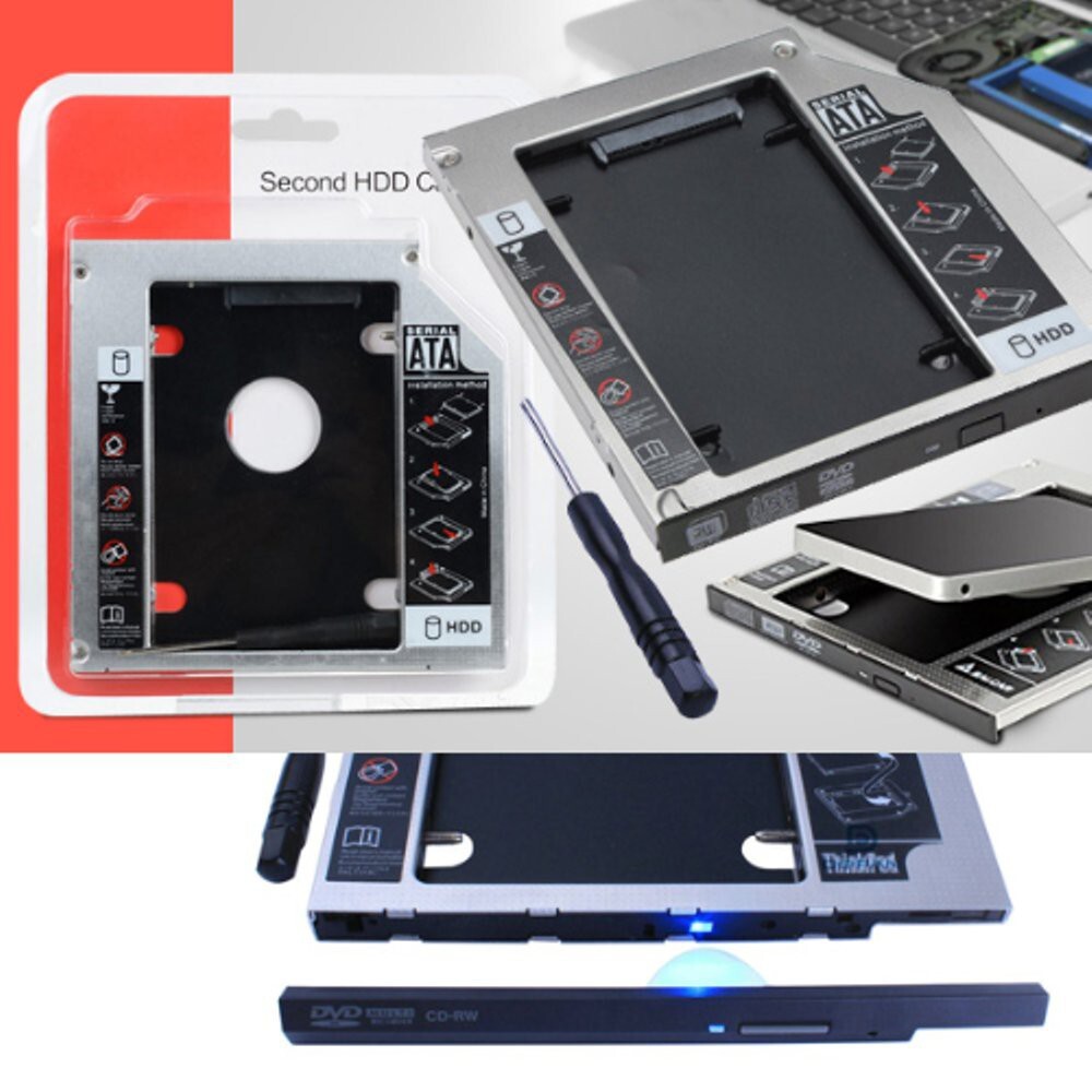 Ổ Cứng Hdd / Ssd Caddy Cho Laptop (Dày 9.5mm) | BigBuy360 - bigbuy360.vn