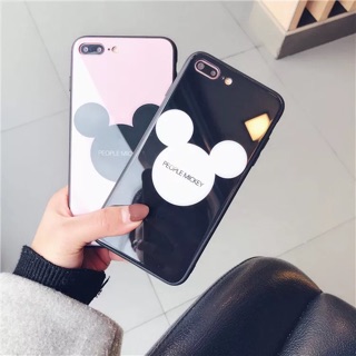Ốp lưng kính mickey cao cấp
