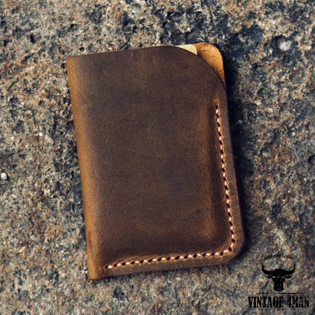 Ví Đựng Thẻ Card Mini Da Thật Mã V2