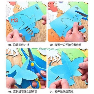 Bộ cắt giấy thủ công cho bé