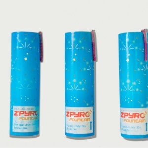 Giàn Phun hoa bộ quốc phồng nhà máy z121 Ống phun nước bạc ZPYRO