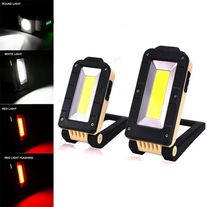 Đèn Pin Led Cob Xoay 360 Độ Có Nam Châm Tiện Lợi