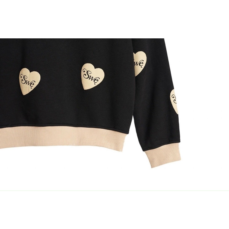 Áo khoác cadigan (có ảnh thật) chất nỉ ngoại cao cấp trái tim