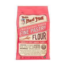 [Bob's Red Mill] Bột Mì Mềm Không Tẩy Trắng - Bob's Red Mill Pastry Flour - 2.27kg