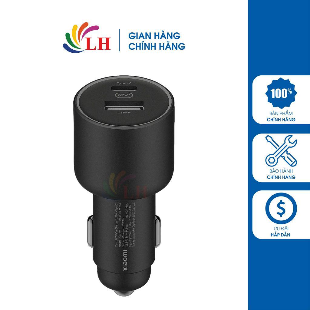 Cốc sạc xe hơi Xiaomi 67W Car Charger BHR6814GL CC07ZM - Hàng chính hãng