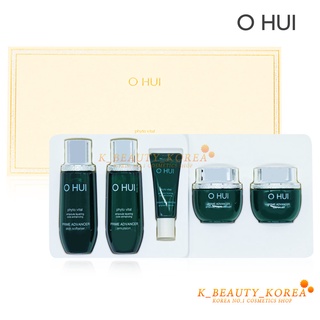 Bộ 5pcs món kem dưỡng da mặt Prime Miniature Advancer Ohui mini (Skin+Emulsion+Serum+Eye Cream+Cream)