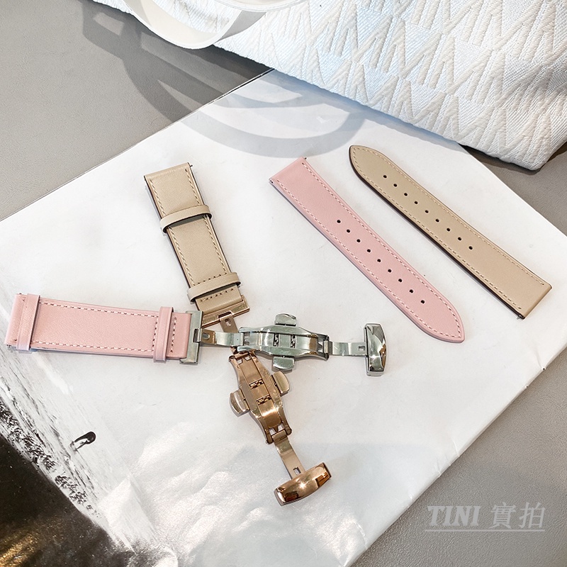 Dây Đeo Bằng Da Khóa Kim Loại Cho Đồng Hồ Thông Minh Apple Watch Series 7 6 5 4 3 2 1 SE iWatch7 45mm 38/41/40/42 44mm