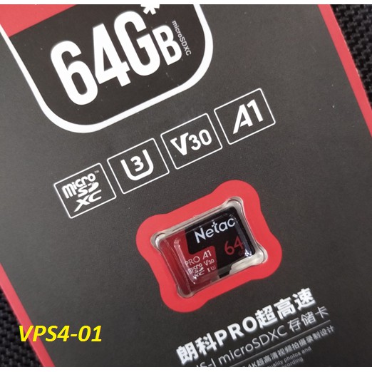 [Mã ELMS5 giảm 7% đơn 300k] [Giá Gốc] Thẻ nhớ micro SD Netac 16GB, 32GB, 64GB, 128GB chính hãng - Tặng thêm đầu đọc thẻ