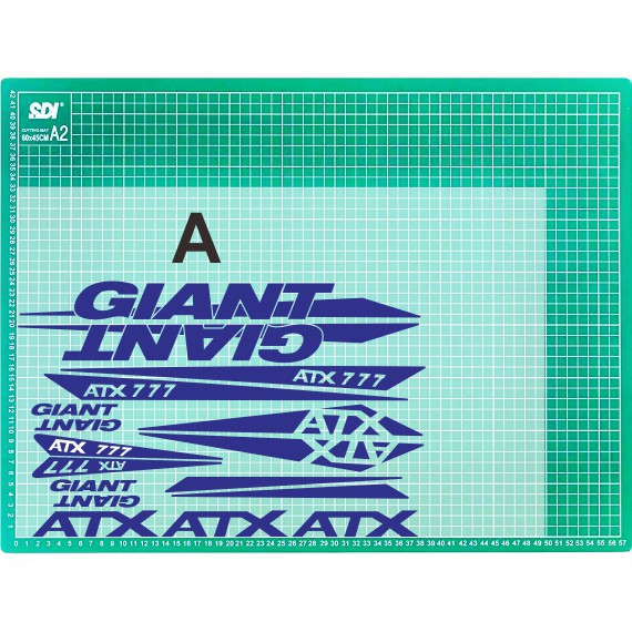 Cutting Sticker Bike Giant Atx Stickers