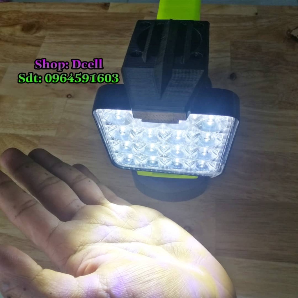 Đèn Led Dùng Pin Ryobi 18v In 3D Siêu Bền - Đèn Pin Cầm tay