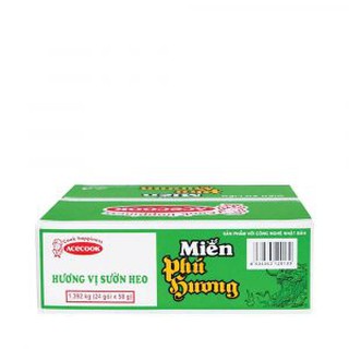 Miến Phú Hương Acecook vị sườn heo thùng 24 gói x 58g