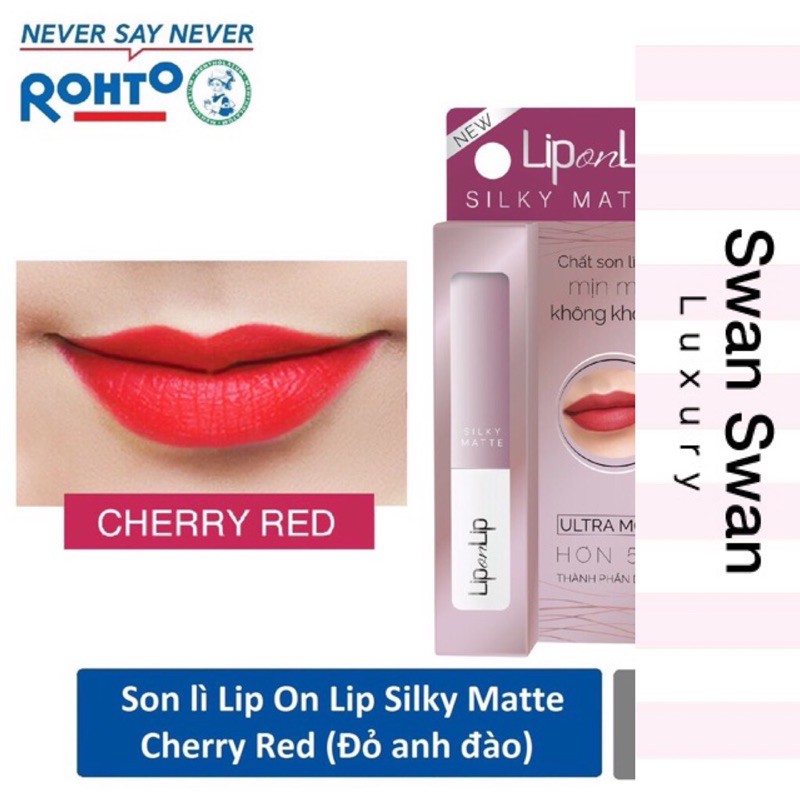 Son Lip On Lip Rotho Silky Matte Cherry Red