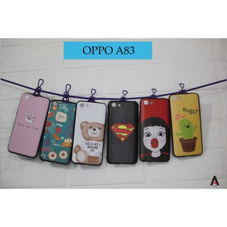 Ốp lưng oppo a83 dẻo 6d in hình siêu đáng yêu