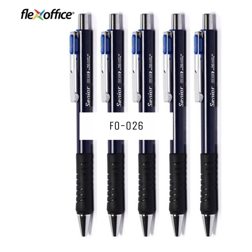 [ Chính hãng ] Bút bi Flexoffice FO-026, net 0.7mm ( 2 cây / túi ) hàng có kiểm tra chất lượng và an toàn
