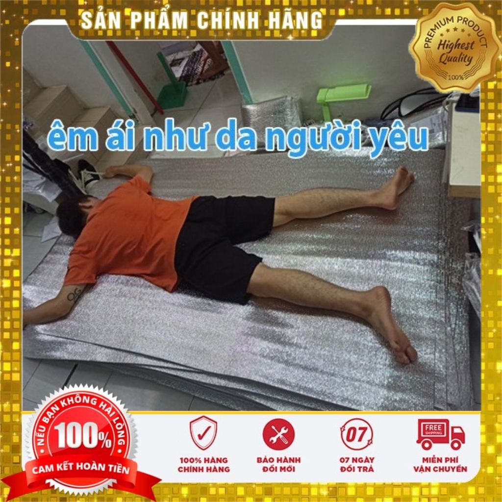 [CHIẾU LẠNH LOẠI 1] DÀY 3.5mm đa năng: ngủ văn phòng, nằm tại nhà, cắm trại, lót vệ sinh (kt 2000x1000, không viền)