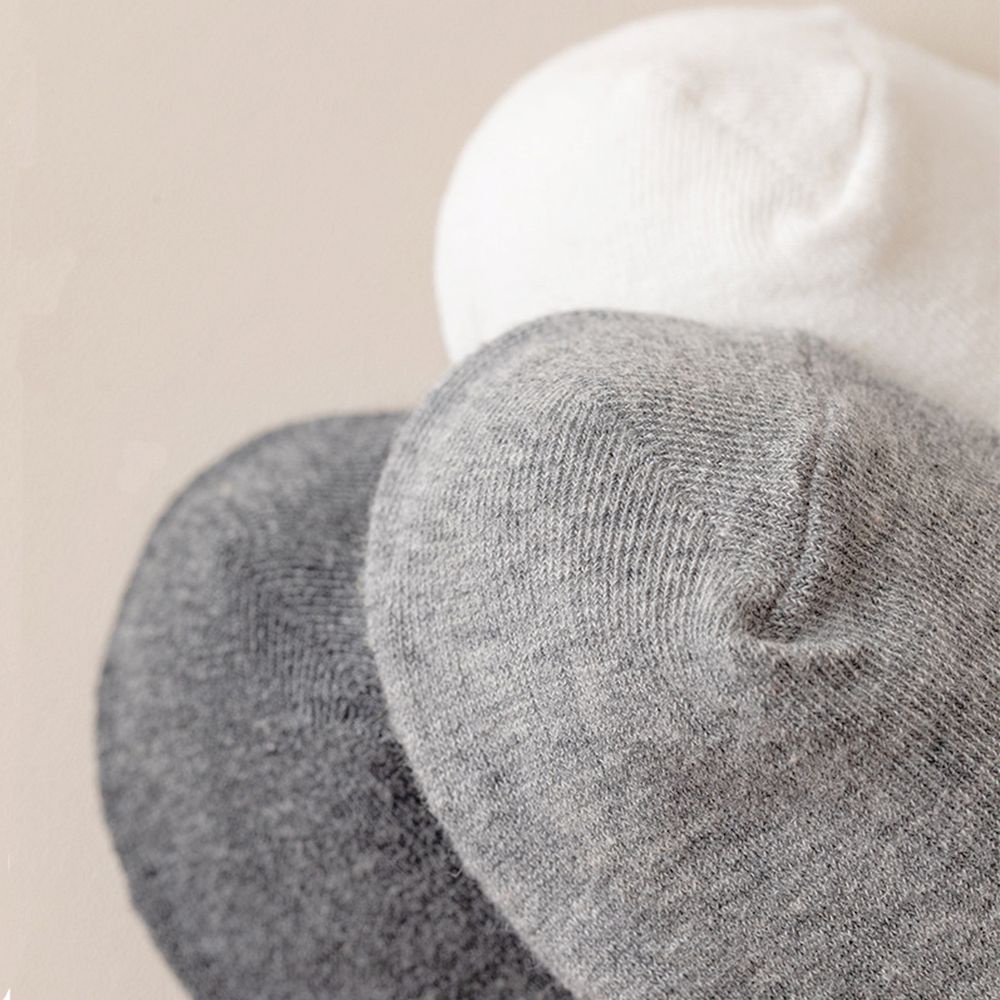 Tất cotton cổ vừa họa tiết kẻ sọc màu trơn phong cách Hàn Quốc thời trang cho nữ