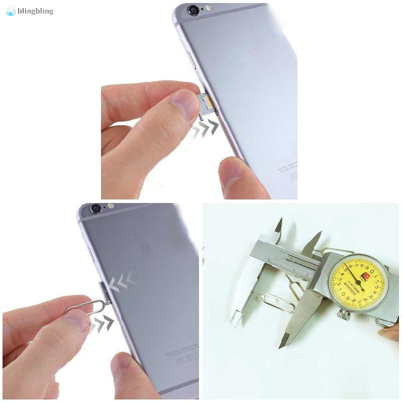 10pcs Slim Sim Card Tray Pin Eject Removal Tool Needle Opener Ejector for Most Smartphone