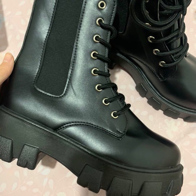 (Sẵn )Boot đen cao cổ đế cao uzzlang siêu xịn🔥🔥🔥 | BigBuy360 - bigbuy360.vn
