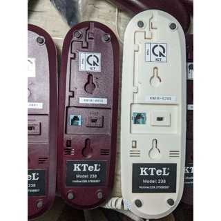Điện thoại có dây cố định để bàn, treo tường dùng cho điện thoại văn phòng, điện thoại khách sạn, gia đình KTeL 238