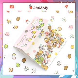 Gói 30 hình dán sticker cute trang trí decor bình nước đồ dùng học tập dễ thương CREAMY STK05