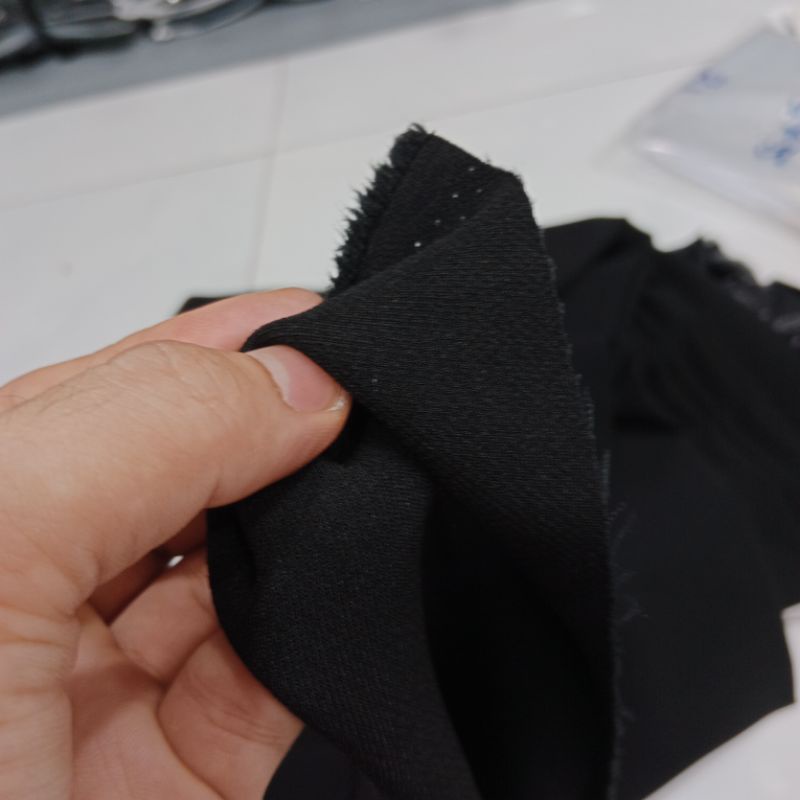 Vải Dùng May Quần Tây Đen Nữ | Vải Tuyết Mưa