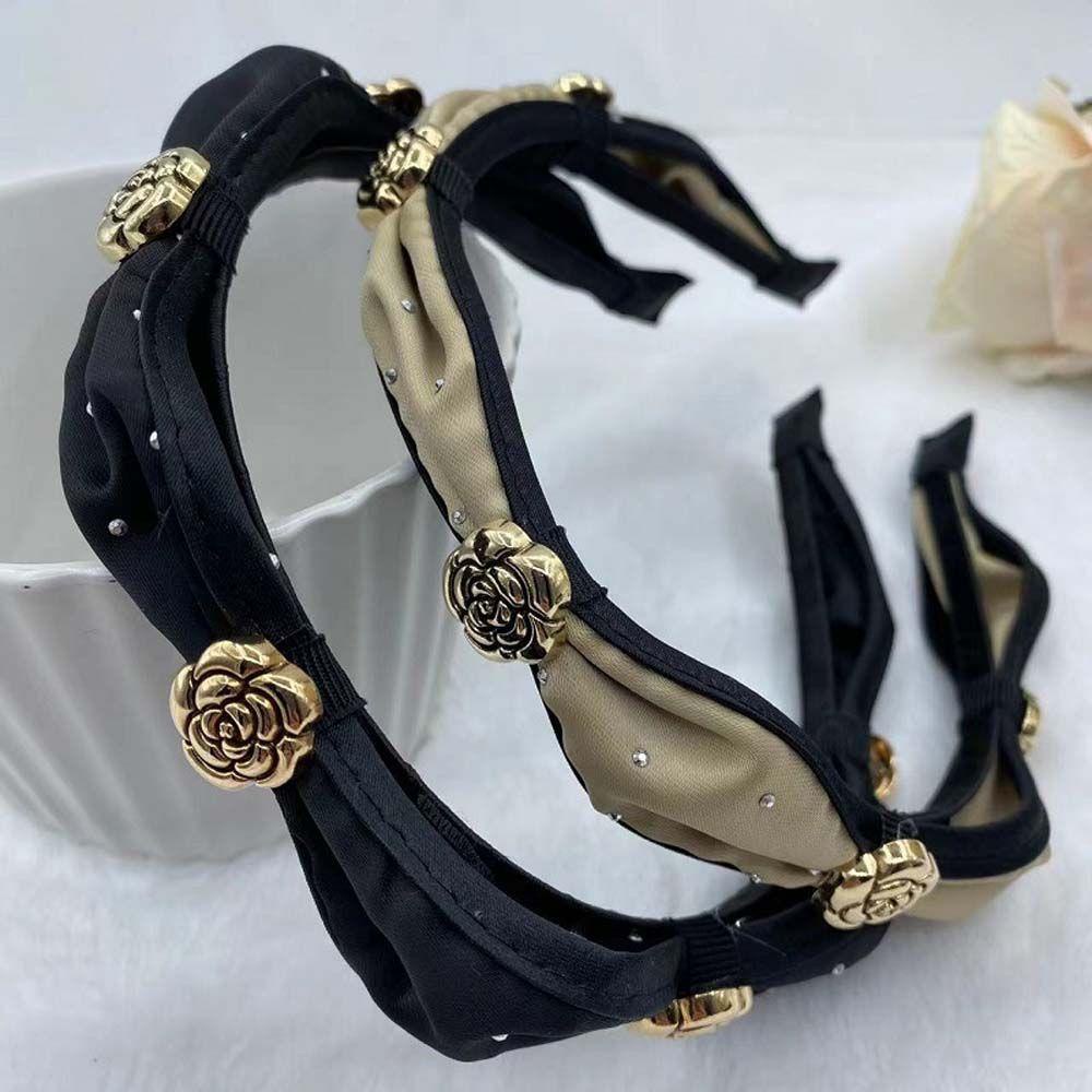 IVORY Băng Đô Cài Tóc Đơn Giản Ngọt Ngào Phong Cách Hàn Quốc Cho Nữ