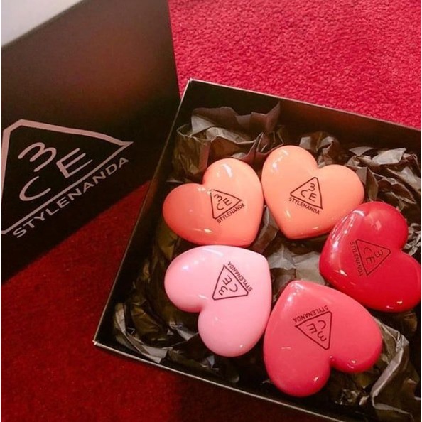 Son dưỡng hộp trái tim 3CE HEART POT LIP | BigBuy360 - bigbuy360.vn