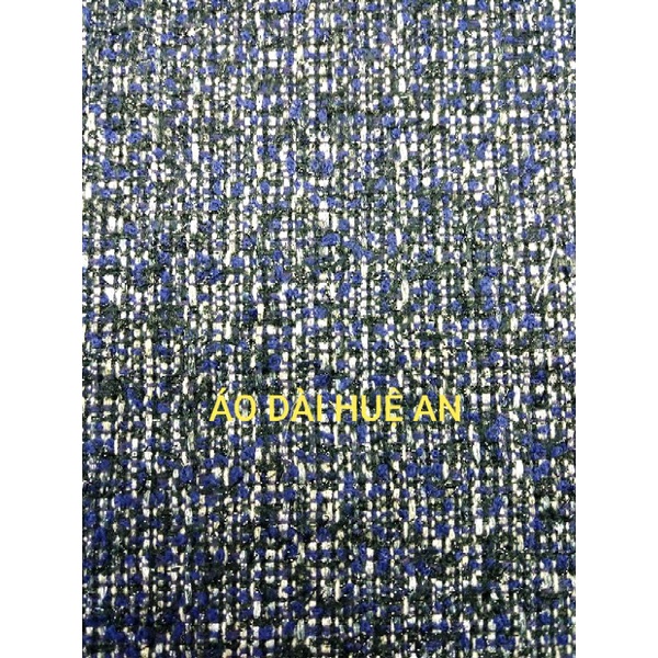 2m vải dạ tweed, dạ text dệt kim tuyến may áo khoác, váy đầm,...