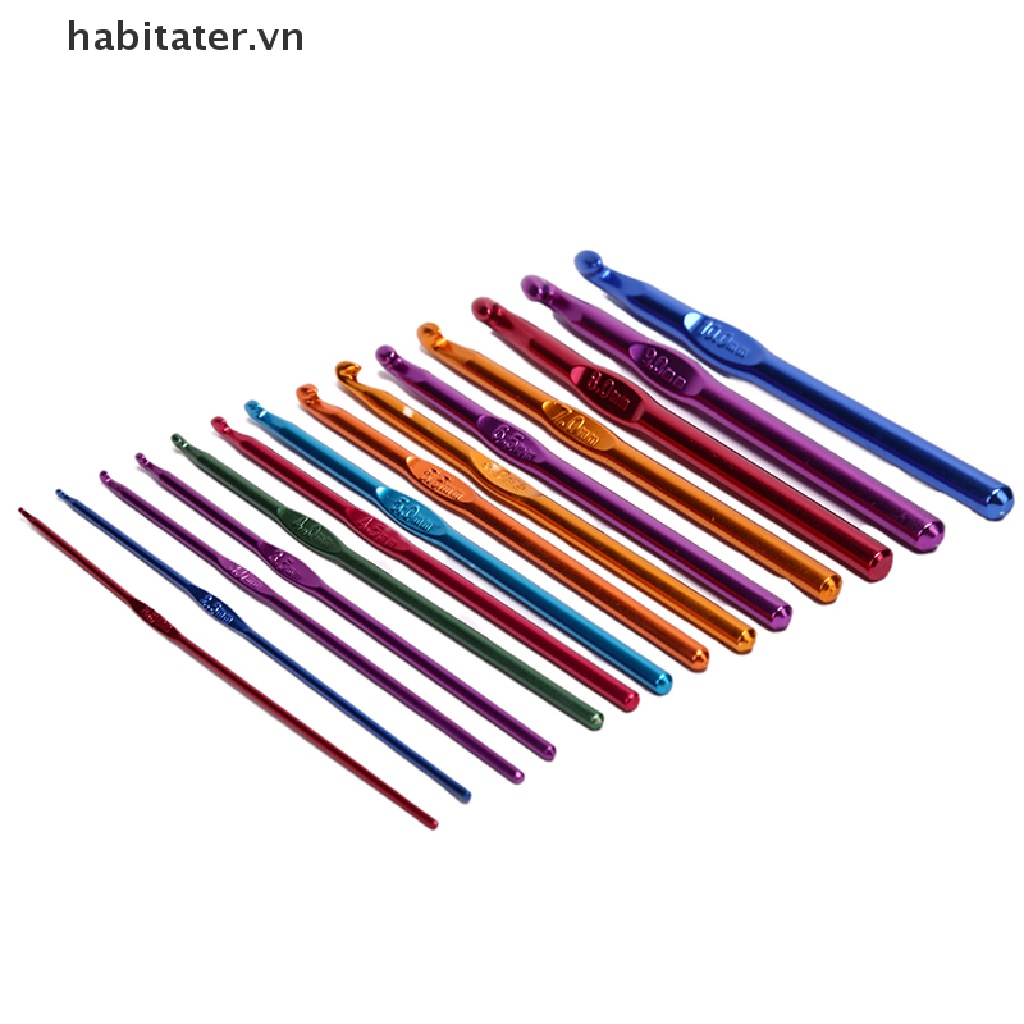 Set 12 / 14 Kim Móc Len Bằng Nhôm 2-10mm