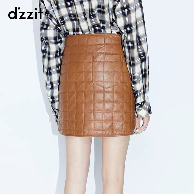 Chân váy da Dzzit