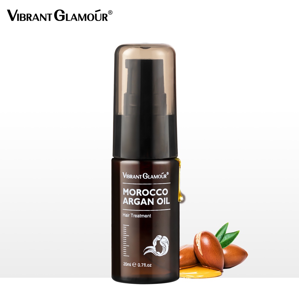 Tinh Dầu Argan Ma-Rốc VIBRANT GLAMOUR Giúp Phục Hồi Tóc Khô Và Xoăn 20ml