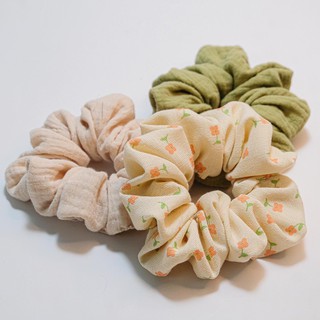 Dây buộc tóc, cột tóc scrunchies cao cấp Mackey