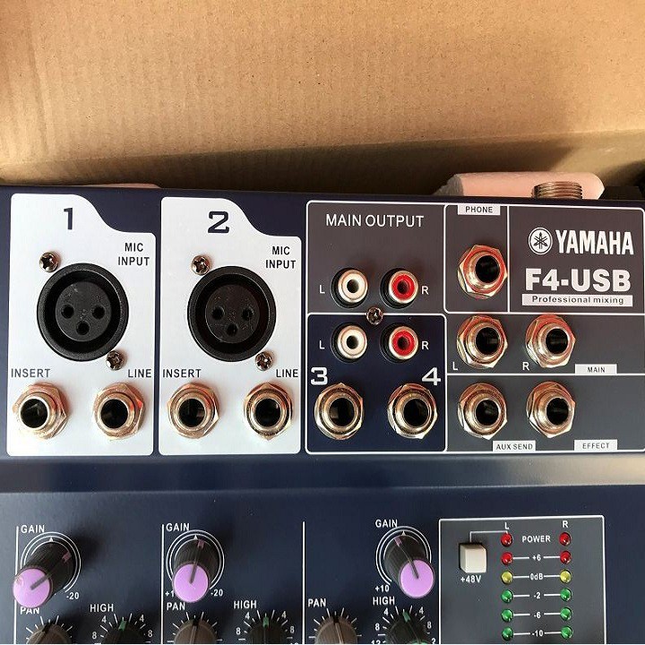 ⚡Xả Kho⚡ HÀNG CHUẨN - BÀN MIXER YAMAHA F4-USB SOUND CARD LIVESTREAM