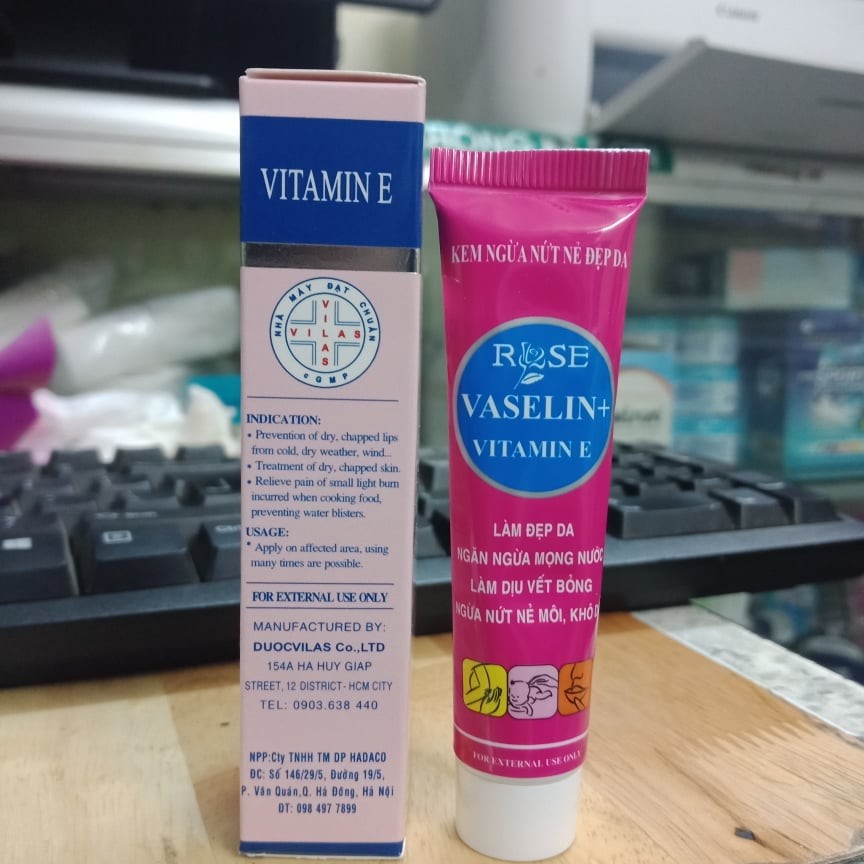 Vaseline Rose tuýp 10g