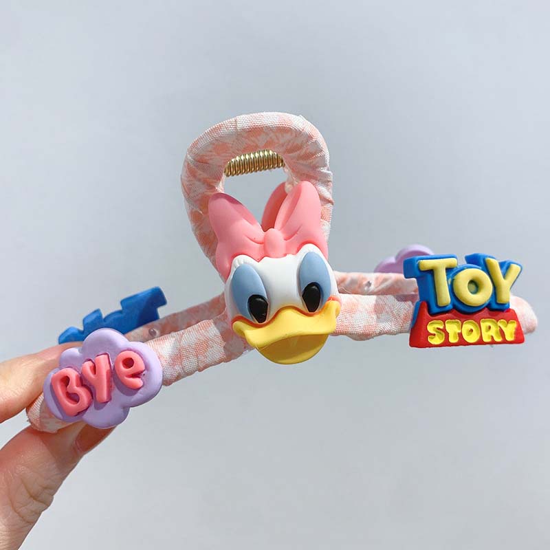 Kẹp Tóc Hình Mèo / Gấu / Cá Mập Màu Hồng Dễ Thương Phong Cách Hàn Quốc