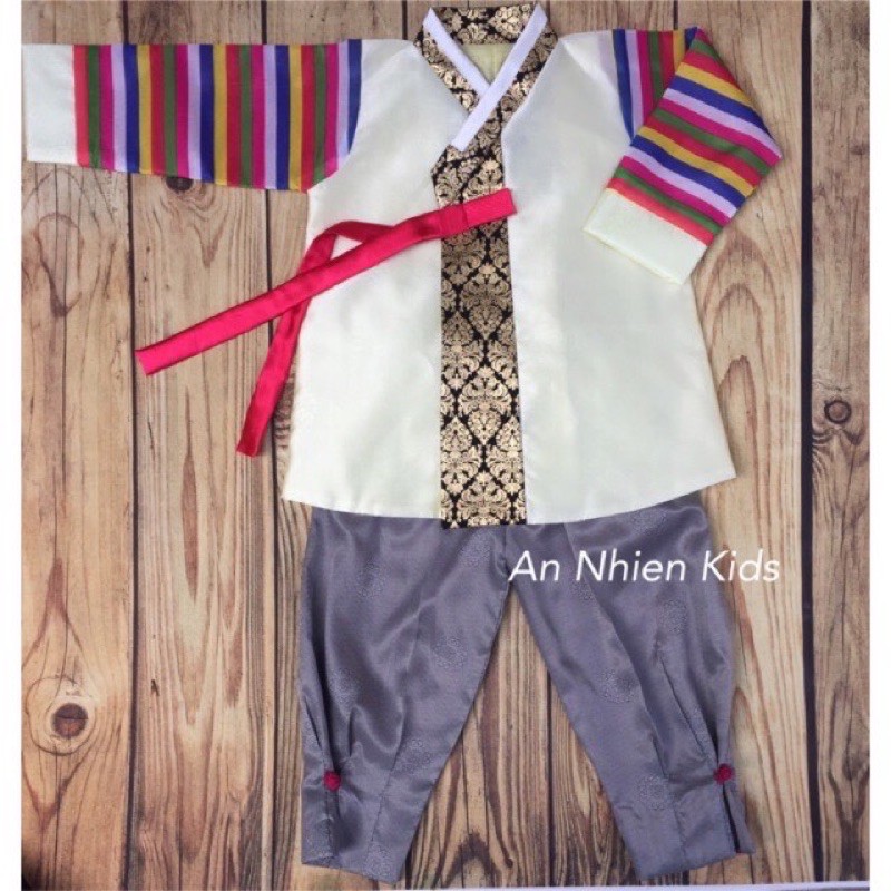 Hanbok cho bé trai + mũ