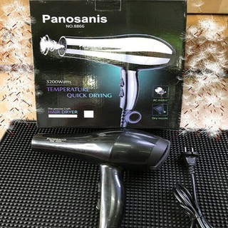 MÁY SẤY TÓC CAO CẤP  2 CHIỀU PANOSANIC 8866 3200W