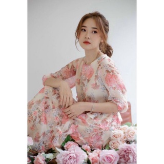 Sỉ vải tơ hoa hồng