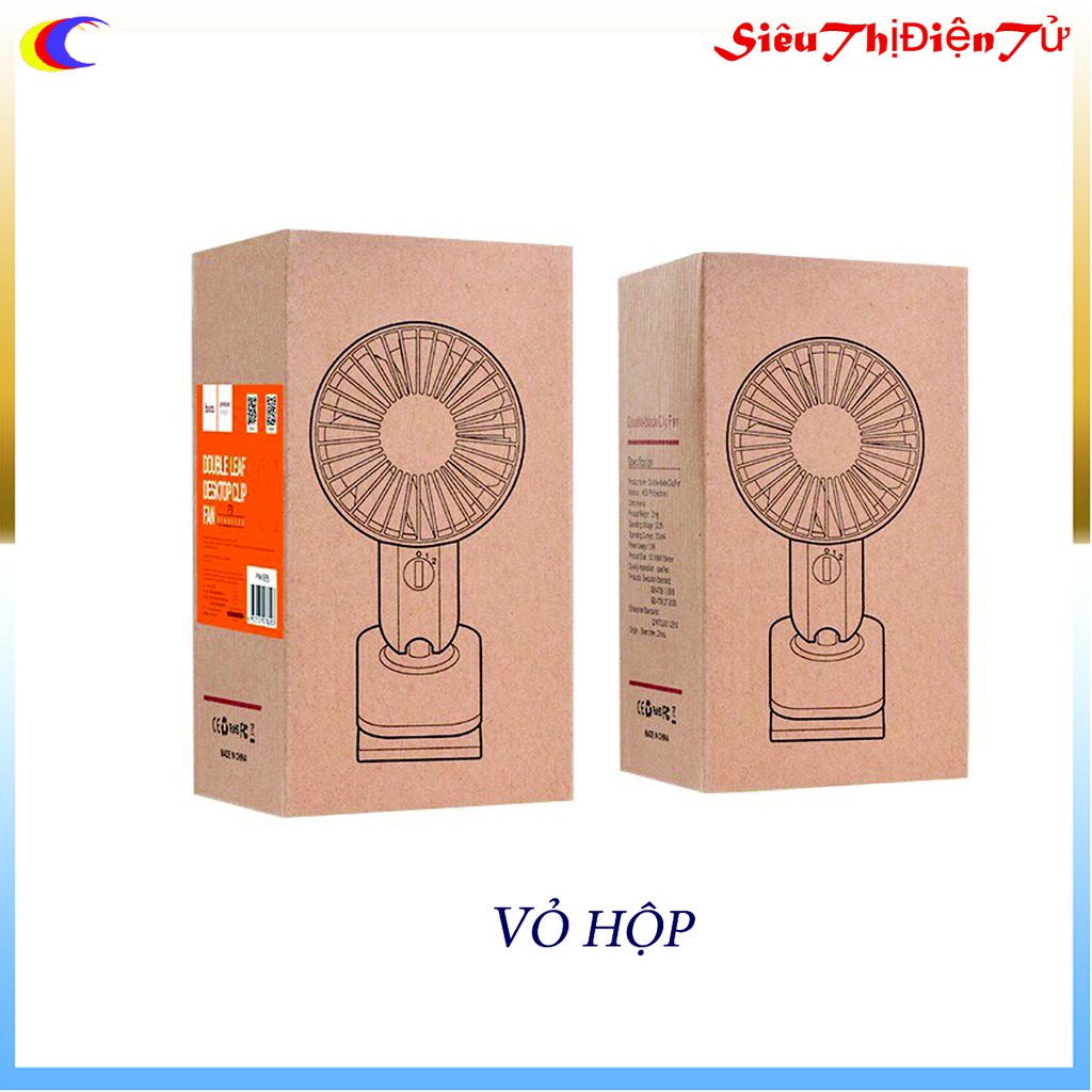 QUẠT CẦM TAY HOCO F9 QUẠT KẸP CHẠY PIN SẠC 5V