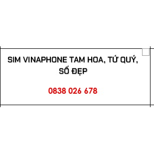 Sim vinaphone tam hoa, tứ quý, số đẹp