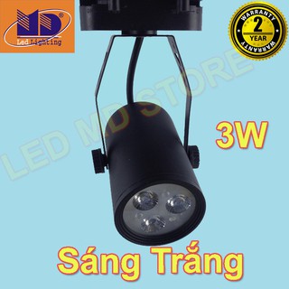 Đèn led rọi ray vỏ đen 3W siêu sáng, siêu bền - MD61
