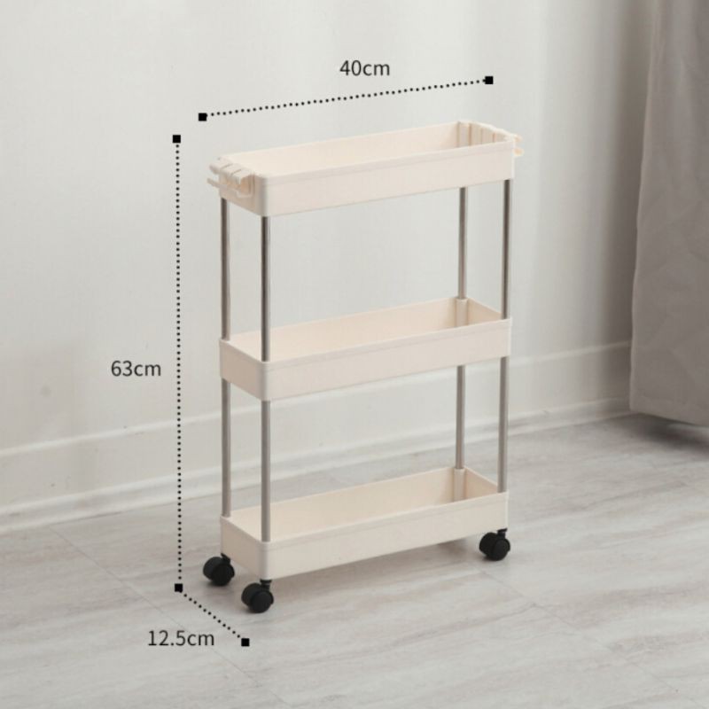 Kệ đựng đồ dùng 2/3/4 tầng có bánh xe tiện dụng | BigBuy360 - bigbuy360.vn